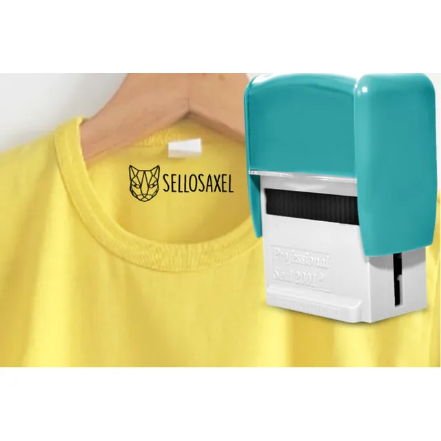 Sello Escolar Automatico Ropa Textil Y  Papel + Tinta 10cc