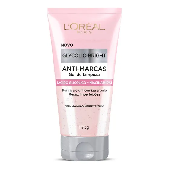 Gel De Limpeza Anti-marcas Glycolic-bright Loréal Paris 150g