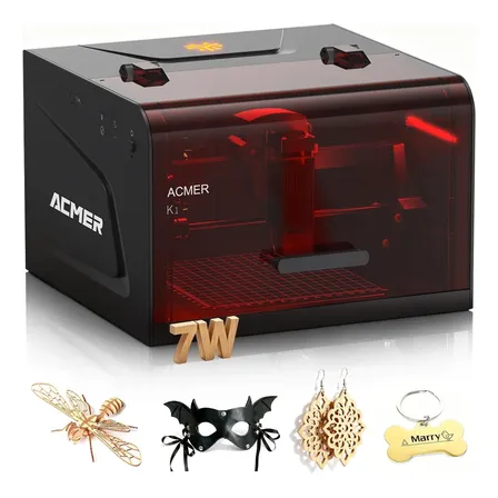 Máquina De Gravação A Laser Acmer K1 7w Luz Azul 110/220v 110v/220v
