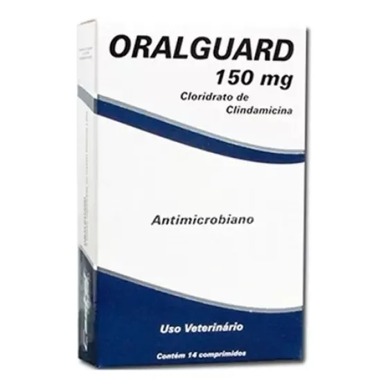 Antimicrobiano Para Cachorro Cepav Oralguard 150mg 14 Comp