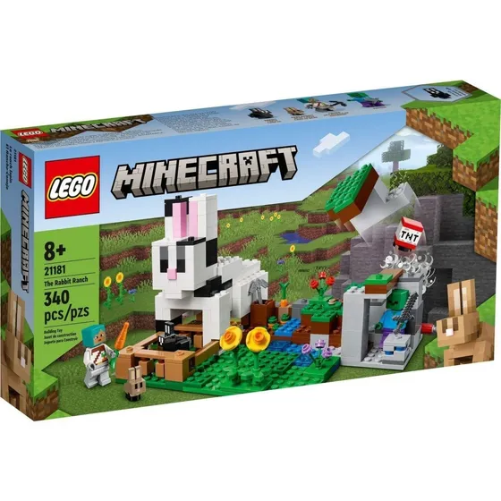 Lego® Minecraft - El Rancho-conejo (21181) Cantidad de piezas 340