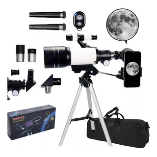 Telescópio Astronômico 70mm Com Tripé F300 70m F30070m Ultra Telescópio Astronômico 70mm Com Tripé F300 70m F30070m Ultra