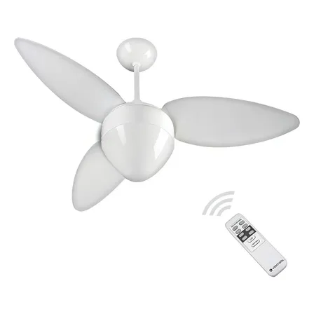 Ventilador De Teto Ventisol Aires Com Controle Remoto 3 Pás Cor Branco 127v