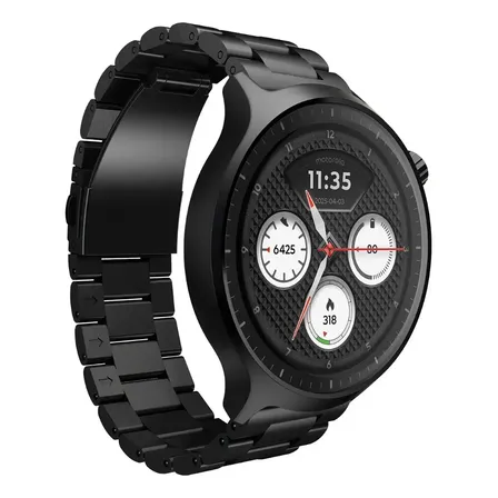 Smartwatch Moto Watch +correa De Acero Inoxidable Negro
