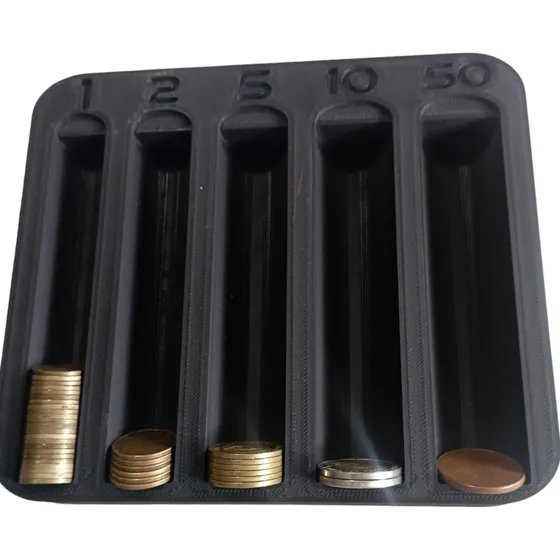 Organizador De Monedas Ideal Para Comercio