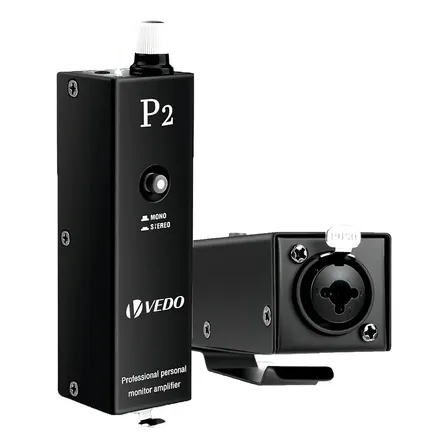 VEDO Vd-p2 Amplificador Fone Ouvido Hifi Interface Áudio Xlr 3,5m Cor Preto