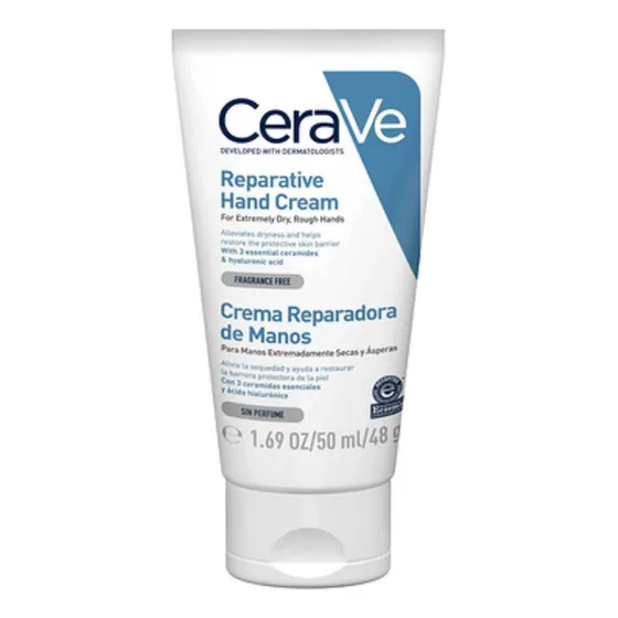 Crema Reparadora De Manos  Cerave Piel Seca 50ml.