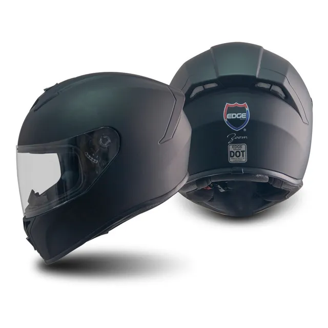 Casco Moto Integral  Edge Zoom Antiniebla Moto Bicicleta