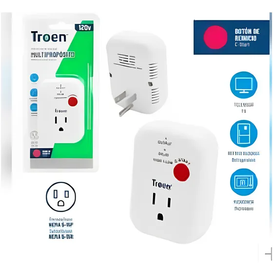Protector De Voltaje Troen Pza Tr-vp-030 P/electrodomésticos