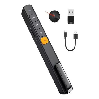 Caneta Pointer Laser Presenter Sem Fio Recarregável Usb Caneta Pointer Laser Presenter Sem Fio Recarregável Usb