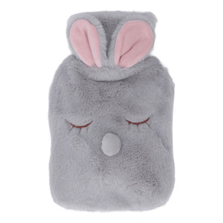 Bonita Bolsa De Agua Caliente Gris Multifuncional De 1000 Ml Bonita Bolsa De Agua Caliente Gris Multifuncional De 1000 Ml