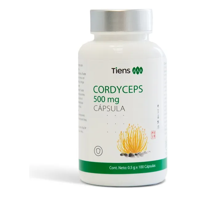 Cordyceps Tiens 500mg 100 capsulas Sin sabor