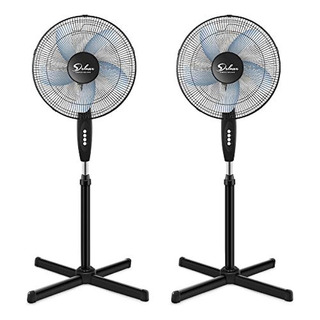 Simple Deluxe Oscillating 16? Ventilador De Pie Con Pedestal Simple Deluxe Oscillating 16? Ventilador De Pie Con Pedestal
