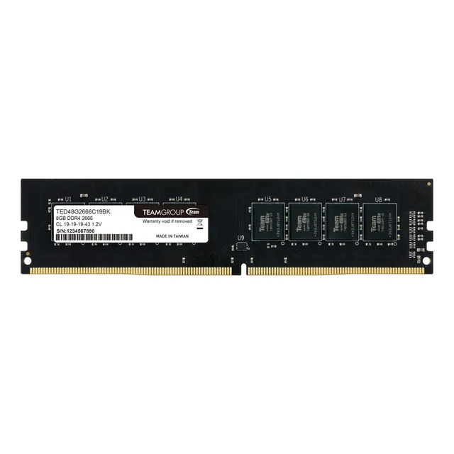 Memoria Ram Team Group Elite Ddr4 2666mhz 8gb Non-ecc Cl19