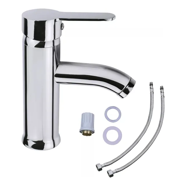 Llave Mezcladora Baja Monomando Para Lavabo Fregadero Baño