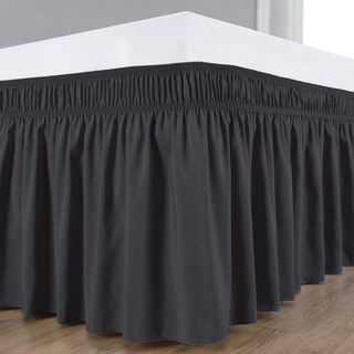 Faldón De Cama De Poliéster Con Volantes, Accesorios Elástic Faldón De Cama De Poliéster Con Volantes, Accesorios Elástic
