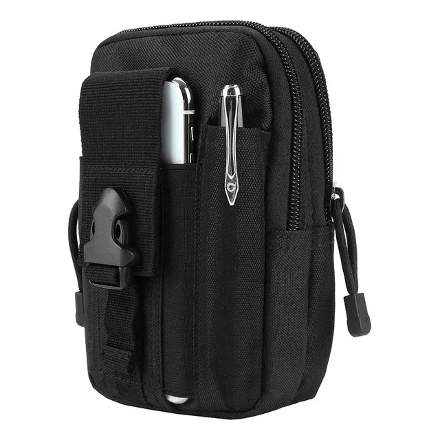 Porta Celular Negro Bolso Cinturón Táctico Militar Mochila 