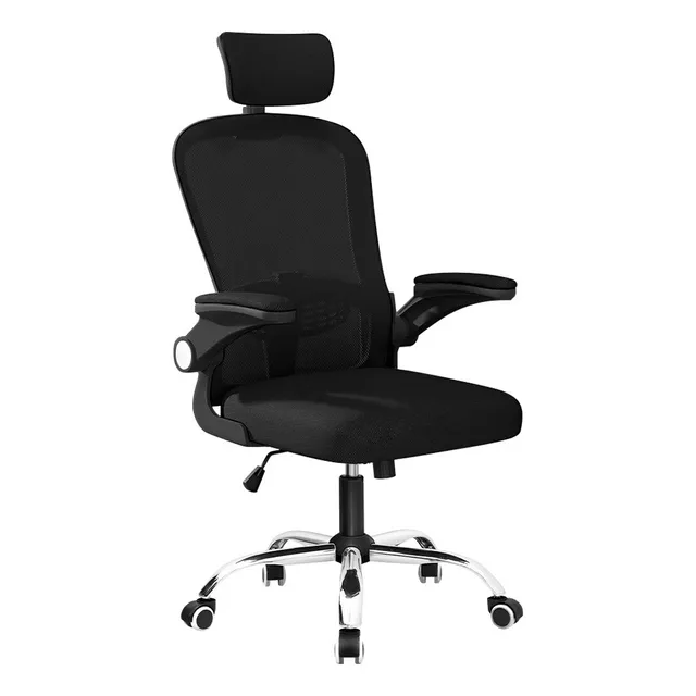 Silla De Oficina Evox Ct256-sb Con Soporte Lumbar Negro Material del tapizado Textil
