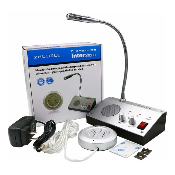 Zdl 9908 Intercomunicador Ventanilla Para Oficina Tienda