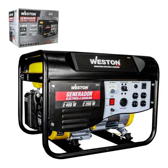 Generador Eléctrico A Gasolina 2400w (inicio Manual)