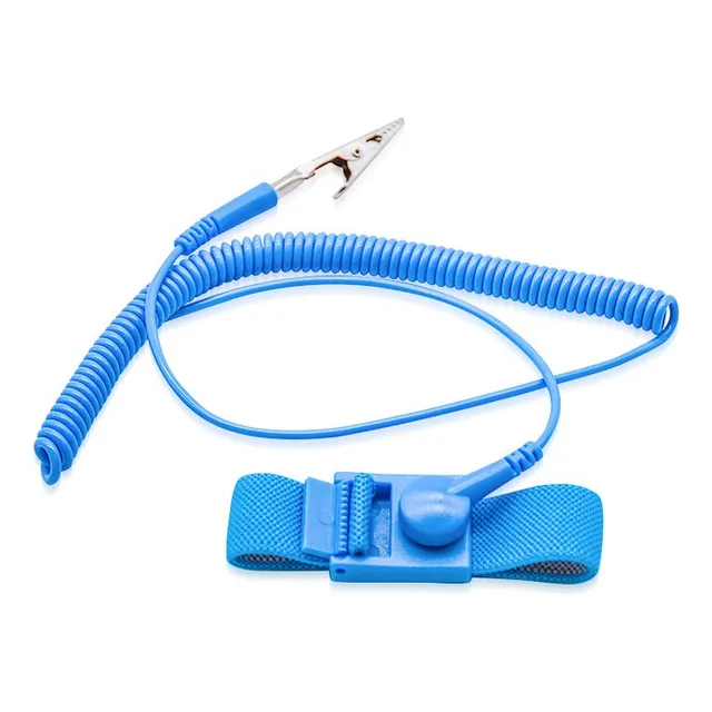 Pulsera Antiestatica 1.8m Descargas Caiman Protección Pvc