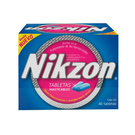 Nikzon Caja 40 Tabletas Masticable