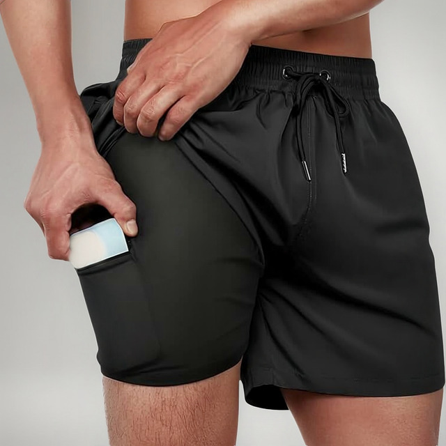 Shorts 2 Em 1 Térmico De Compressão Bolso Secreto Academia Shorts 2 Em 1 Térmico De Compressão Bolso Secreto Academia
