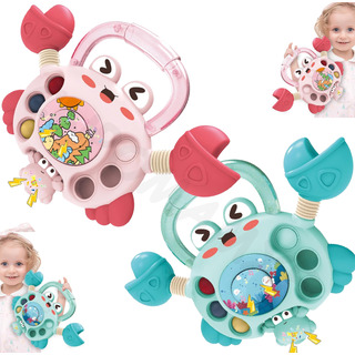 2pcs Juguetes Sonajas Estimuladoras Para Bebe 6 En 1 2pcs Juguetes Sonajas Estimuladoras Para Bebe 6 En 1