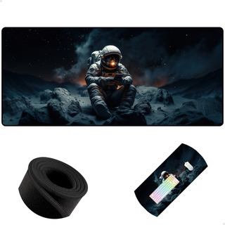 Mouse Pad Gamer Astronauta Espaço Extra Grande 80x30 Speed Mouse Pad Gamer Astronauta Espaço Extra Grande 80x30 Speed