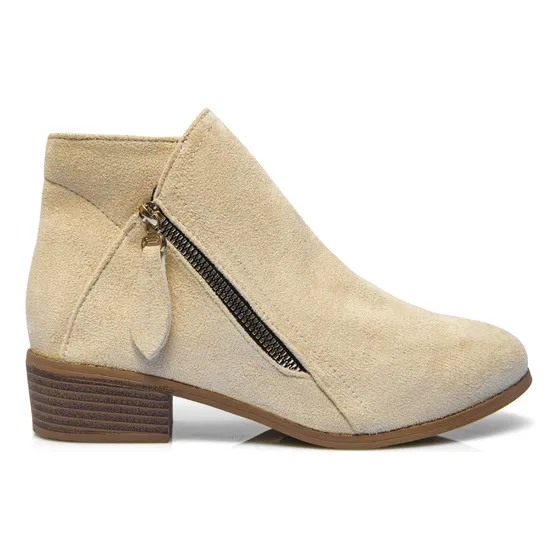 Zapato Dama Botas Negras Casual Plataforma Gamuza Sregtee