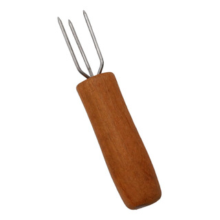 Suporte De Milho Mini Espeto De Carne Com Cabo De Madeira Suporte De Milho Mini Espeto De Carne Com Cabo De Madeira