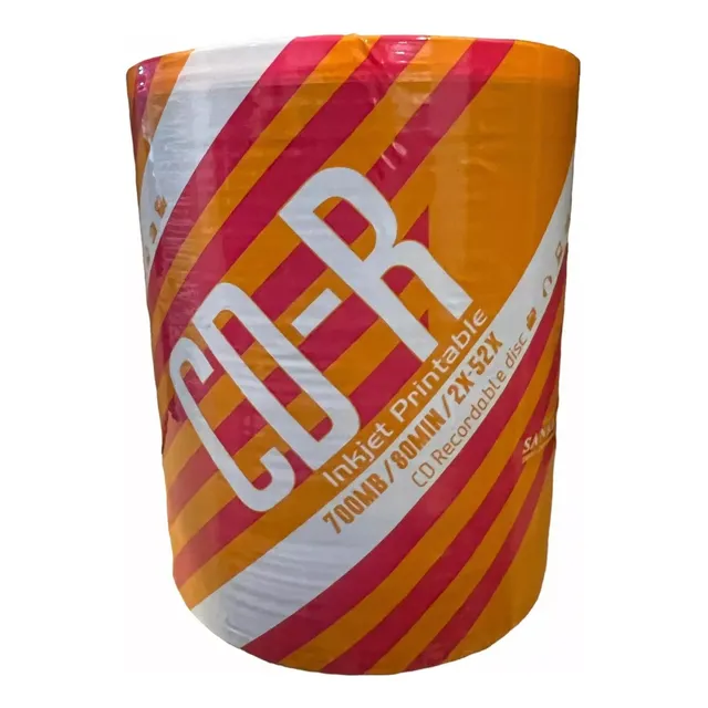Torre De Cd-r Sankey Inkjet Printable Imprimible 80 Min 52x