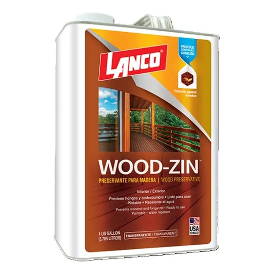 Preservante Para Madera Wood-zin 1gl Repelente Al Agua Lanco