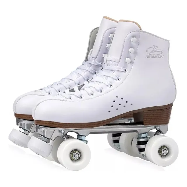Patines Artistico Quad Profesional Saltos Giros 100% Cuero 