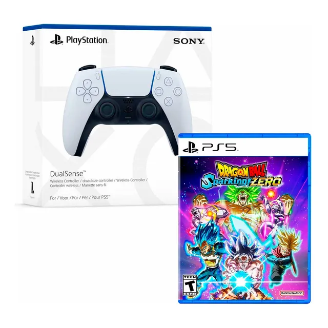 Mando Dualsense Blanco Ps5 + Dragon Ball Sparking Zero Ps5
