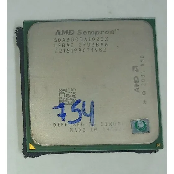 Processador Amd Sempron64 3000+ Sda3000ai02bx Socket 754
