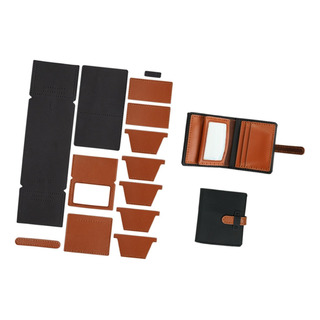 Kit De Confección De Cartera De Cuero Para Caballero, Kit De Confección De Cartera De Cuero Para Caballero,