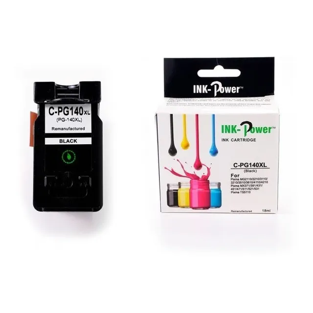 Tinta Pg-140xl Bk Negro Para Pixma Mg4110 Mg3510 Mx391