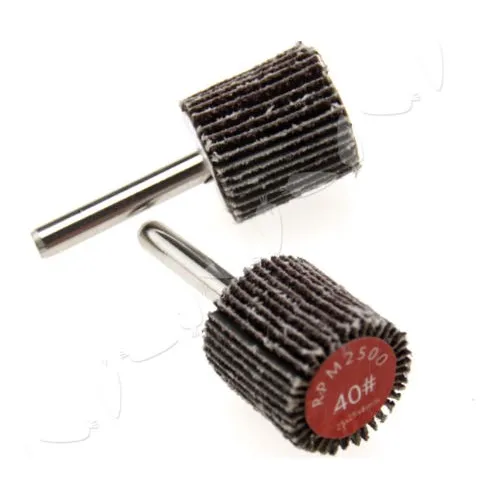 2 X Disco De Rueda De La Aleta 25x25mm Abrasivo De Lijado Pa