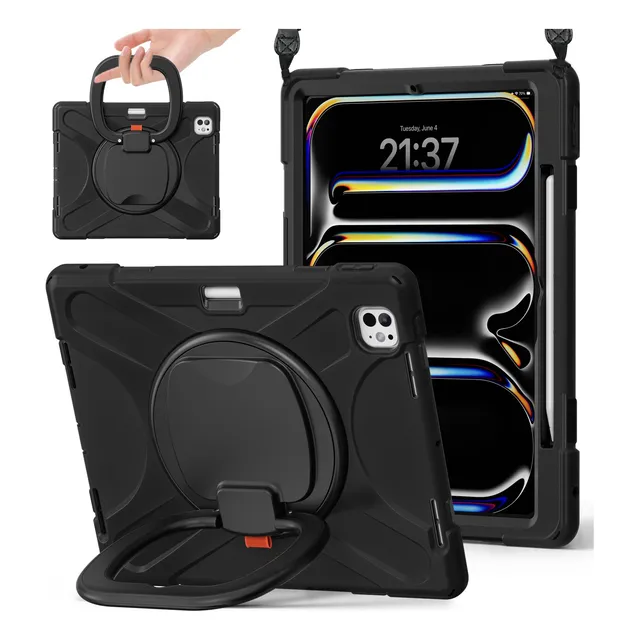 Funda De Uso Rudo Para Apple iPad Pro 13 M4 2024