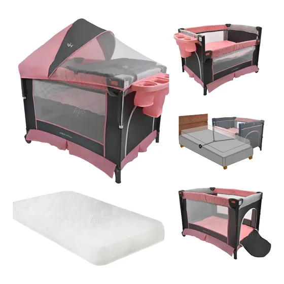 Colecho Cuna  Para Bebe, Con Toldillo, Ebaby, Con Colchon