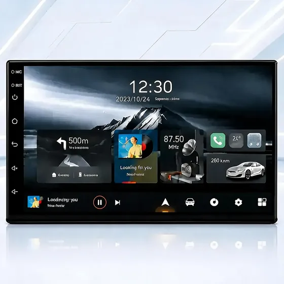 Multimídia Universal Carplay Android Auto Gps Off 2+64gb 7p