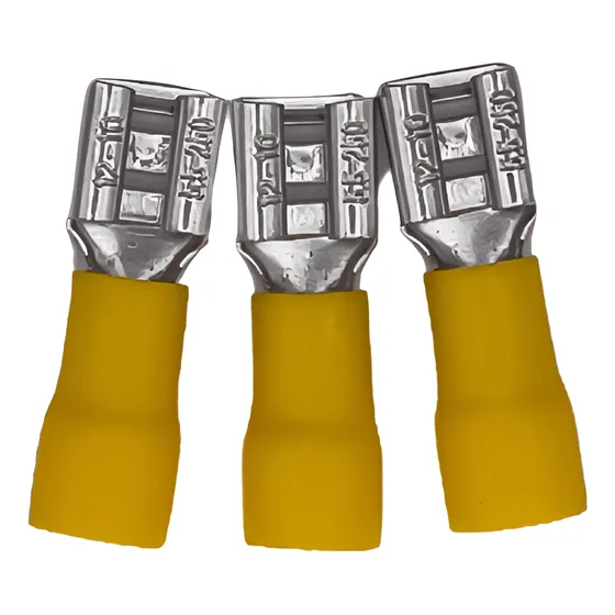 Terminal Fêmea Pré Isolado 4 A 6mm Amarelo Triar 100un