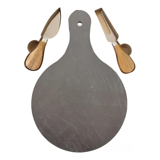 Tabla Para Cheese Quesos Cocina Hogar Con Utensilios 