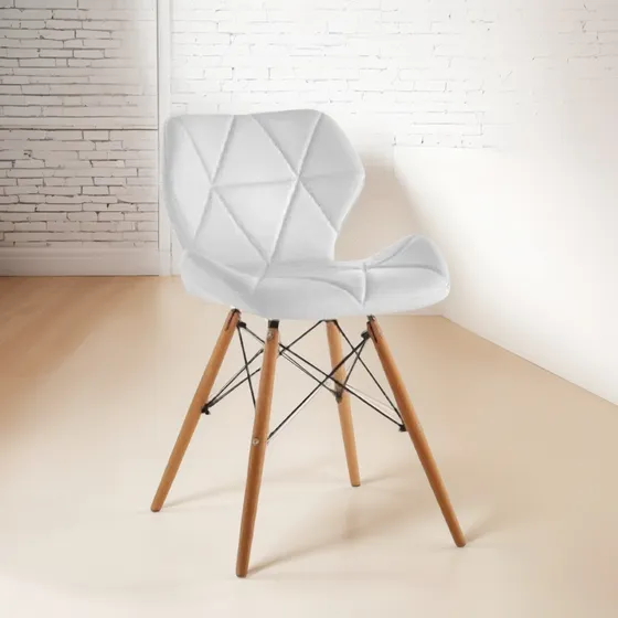 Silla Comedor Colectiva Tapizada En Cuero Id-0036
