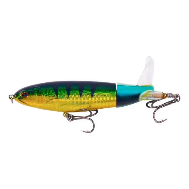 Señuelo Para Pesca Aleta Giratoria Y Anzuelos Triples Dw1222
