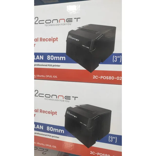 Printer Termica Punto De Venta 2connect Usb Lan Y Bluetooth