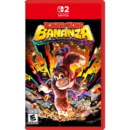 Donkey Kong Bananza Nintendo Switch 2 Juego Físico Aventura Multijugador Offline