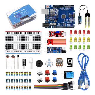 Básico Kit Para Arduino Ide Inicio Uno R3 Electronica Básico Kit Para Arduino Ide Inicio Uno R3 Electronica