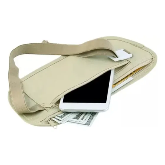 Riñonera De Viaje Porta Documentos Slim Ajustable - Uh